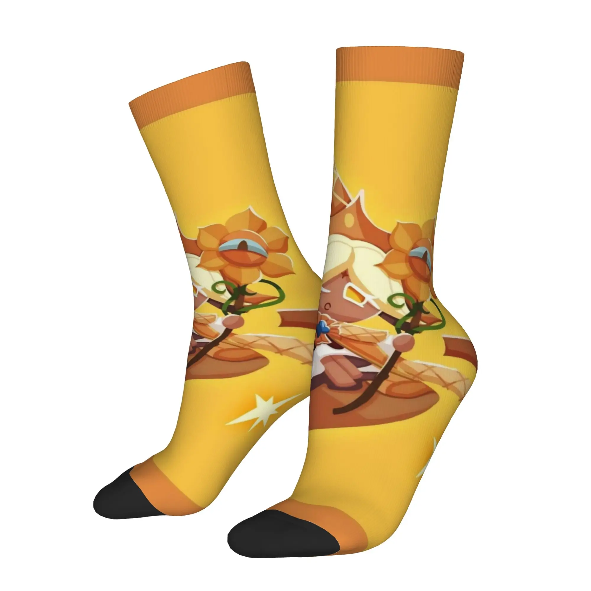 Winter Warm Cool Unisex Cookies Run Kingdoms Socks  Sweat Absorbing Football Socks