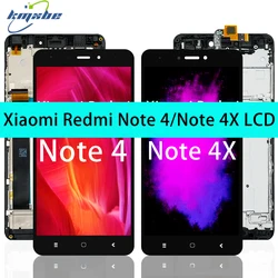 Écran tactile LCD avec châssis, 5.5 pouces, pour Xiaomi Redmi Note 4, version globale, Snapdragon 625, 4X, original, nouveau