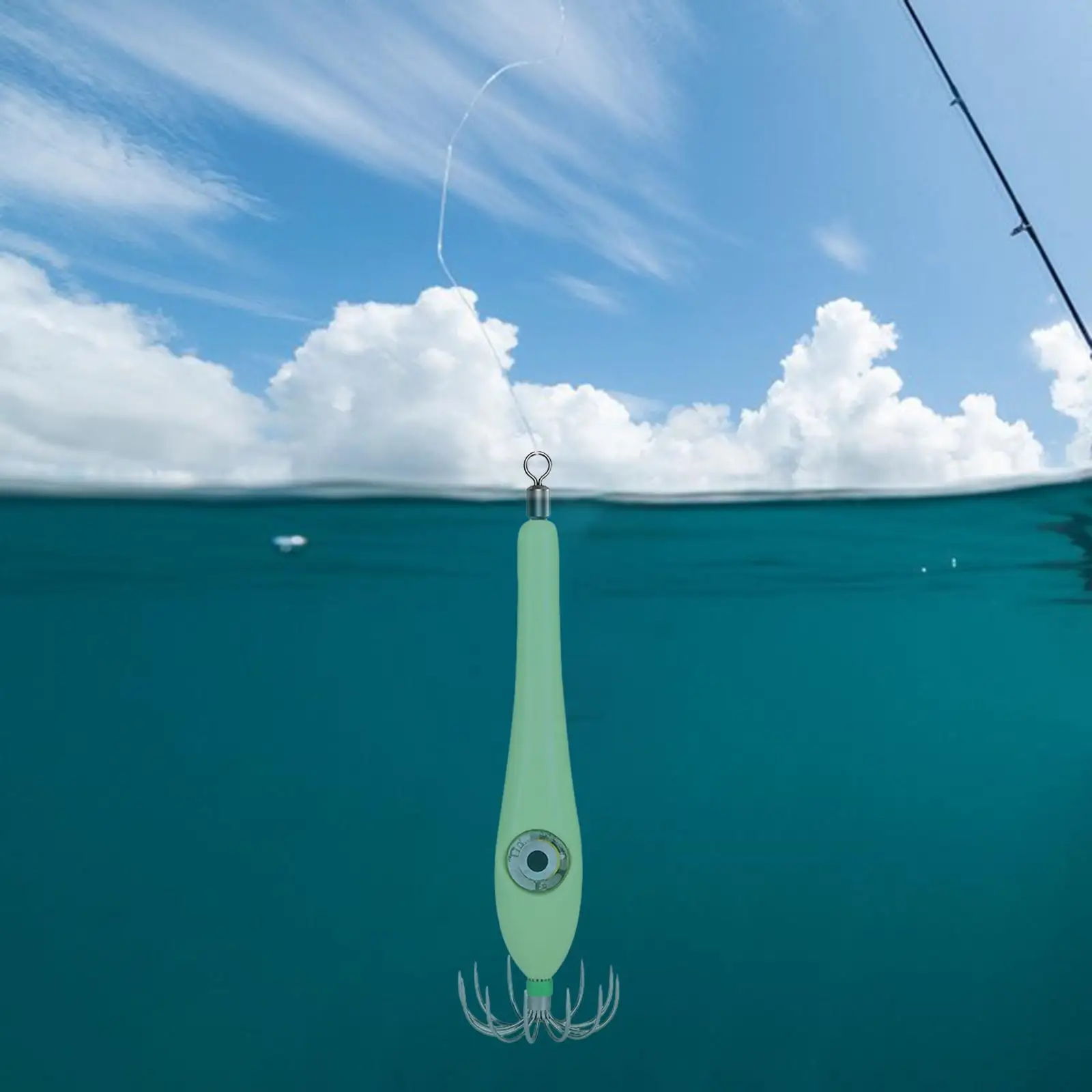 Luminous Squid Jig Hook Fishing Accessories Fluorescent Fresh/saltwater Lure