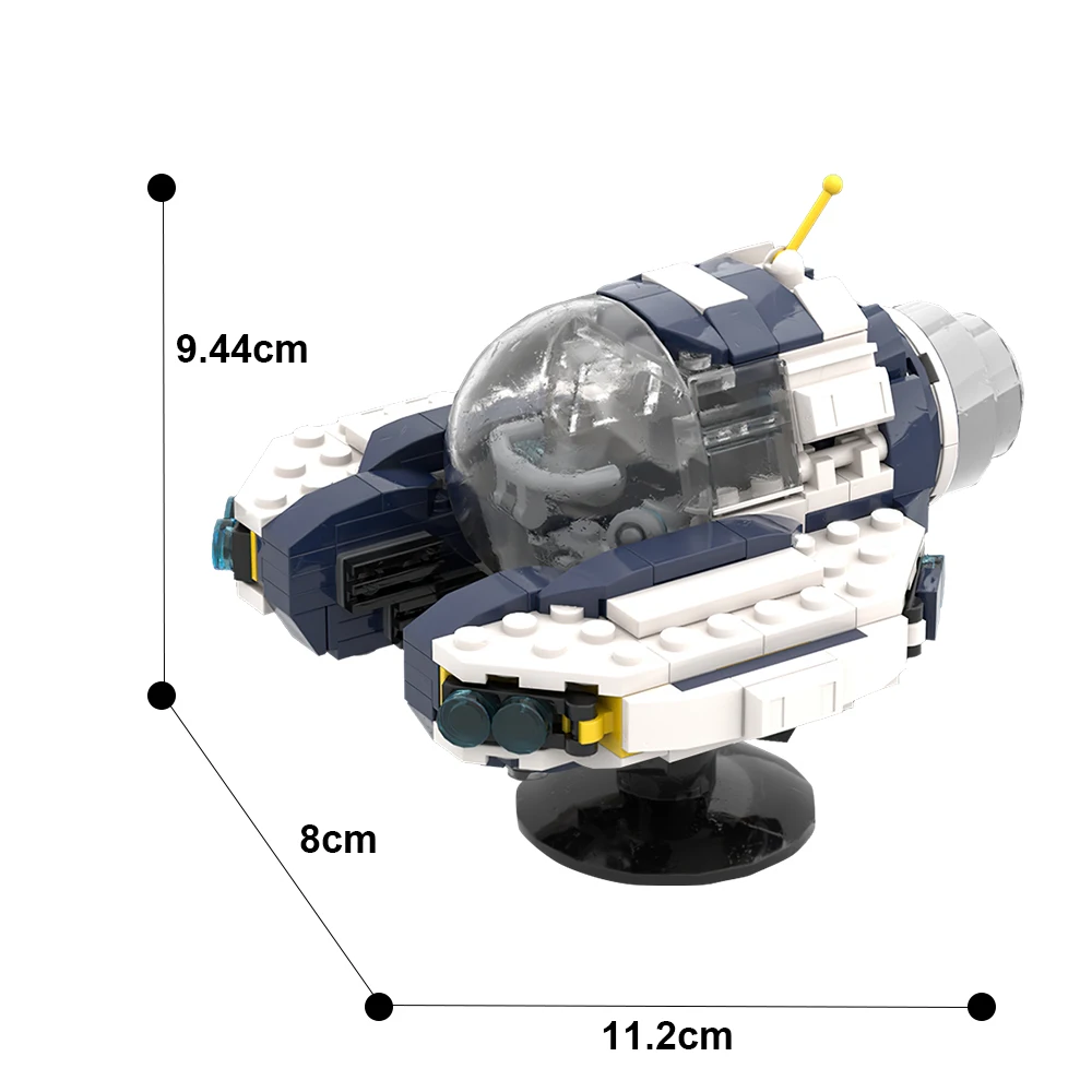 Gobricks Game Subnautica Seamoth Vehicle Submarine MOC Building Blocks Kits Subnautica Mini Sub Bricks Toys for Kids Gifts