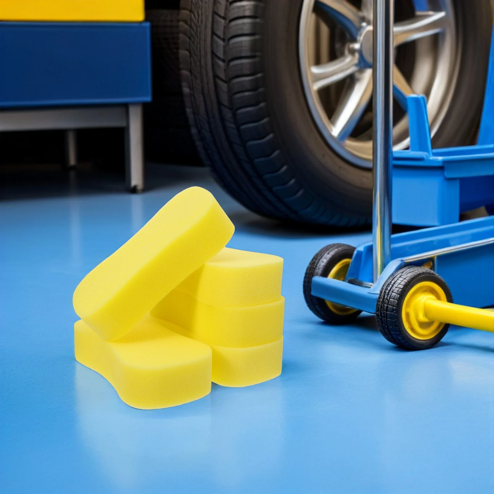 Éponge d'absorption d'eau haute densité 22x11x5cm, 5 pièces, éponge de nettoyage de voiture pour laver les détails automobiles, verre de pare-brise de bateau et de camping-car