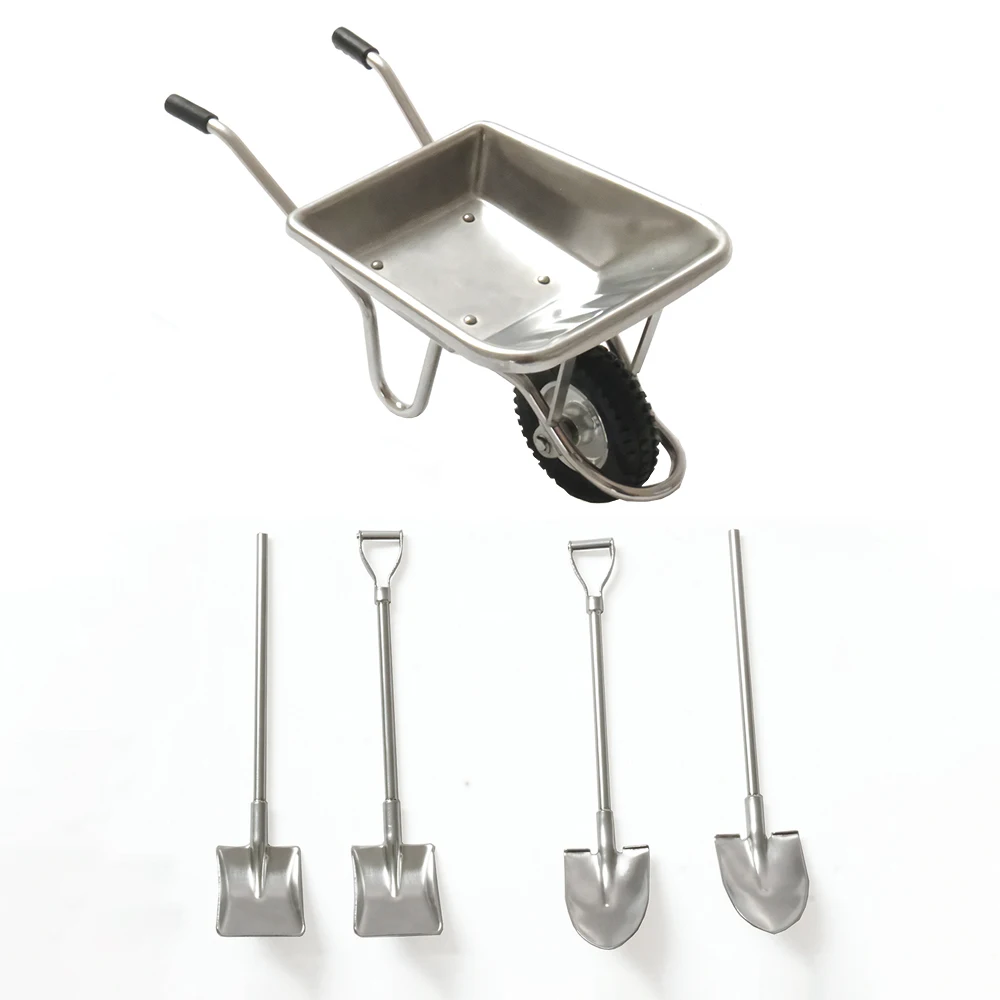 

LESU 1/14 Metal Square Round Spade Wheelbarrow Model Set RC Engineering Constrution Vehicle Truck Car Toys Parts Thzh1481-Smt3