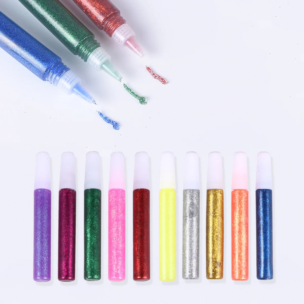 

5Sets Glitter Glue Pen Multi Friendly Safe Reliable Perfect for DIY Crafts Home Office Party Design Holiday Ornaments