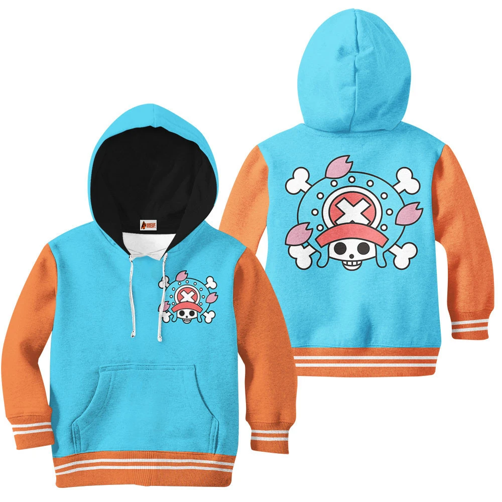 

Children's Hooded Sweatshirt, Tony Tony Chuba Logo, One Piece 3D Printed Casual Harajuku, Hip-Hop Anime Hoodie