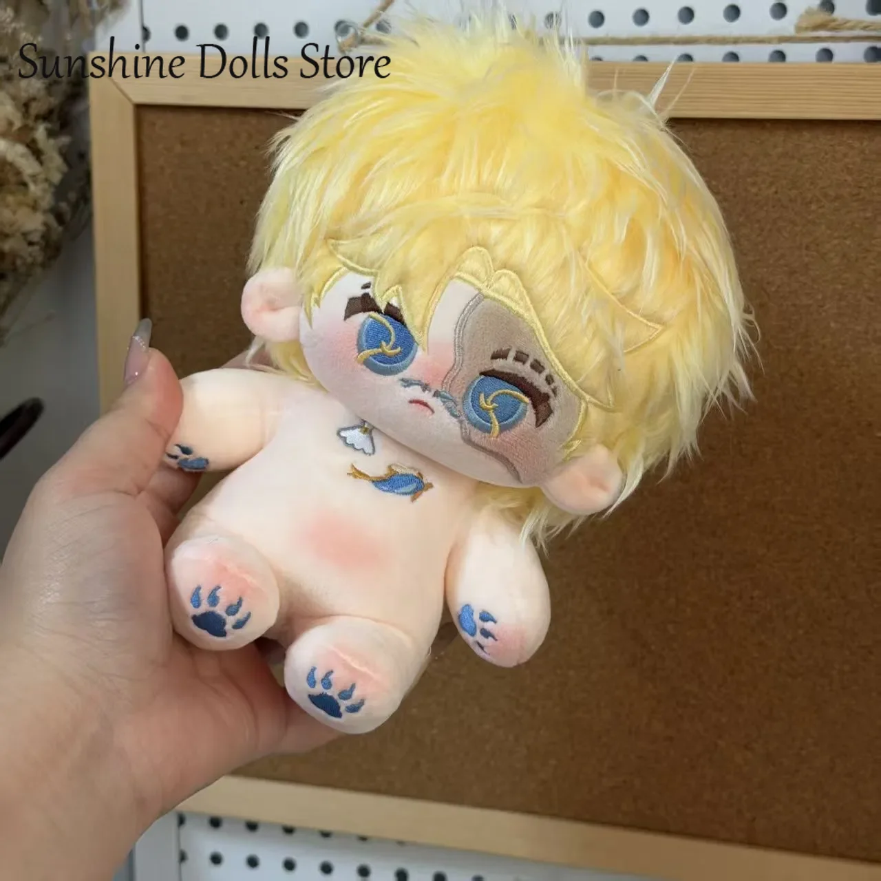 

Game Identity Ⅴ Norton Campbell Prospector Adorable Plush Stuffed Doll Body Figure Dress Up Cotton Body Toy 20CM Plushie Gift