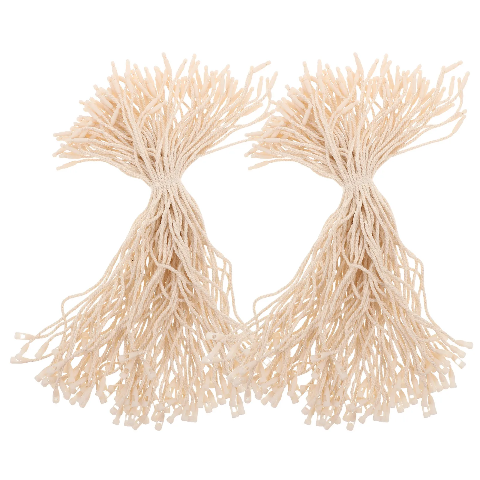 600 Pcs Christmas Tree Ornament Ropes Locking Cord Decoration Bauble Thread Hanger Snap Locks Halloween Hangers Cotton Rope