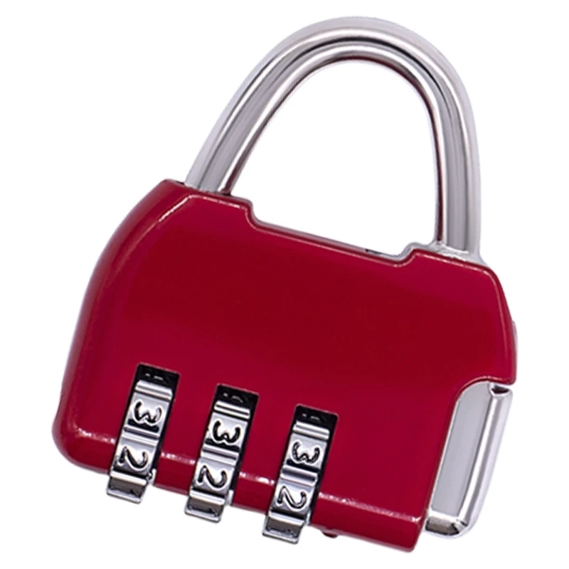 E74B Secure Small Lock for Travel Bags and Suitcases Scratch Resistant Functional Student Bag Lock Travel Security