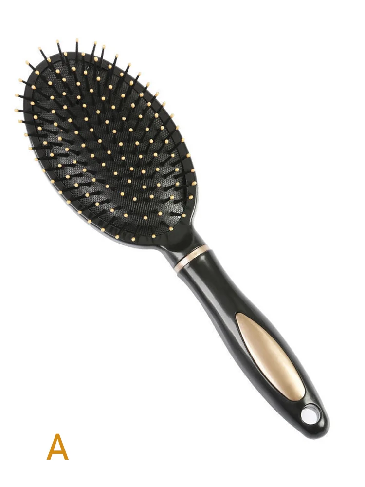 Professional Anti-Static Massage Comb with Cushioning Airbag for Curly Hair and Plastic Hairdressing Comb