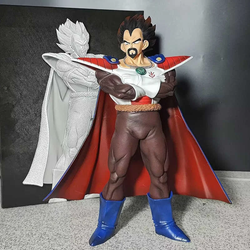 Anime Dragon Ball Saiyan King Vegeta Vegetaiii Mantello Serie Figura in piedi Figurina Modello Statua Ornamenti Bambini Regali di Natale Giocattoli