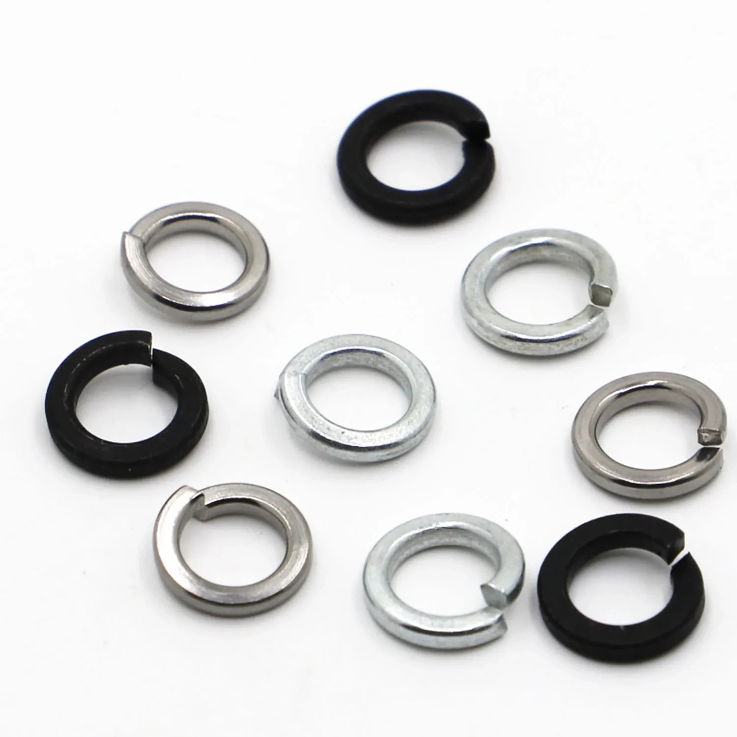 

M3-M18 Stainless Steel 201 Spring Washer Screw Heavy-Duty Elastic Washer Thickened Metal Circular GB93