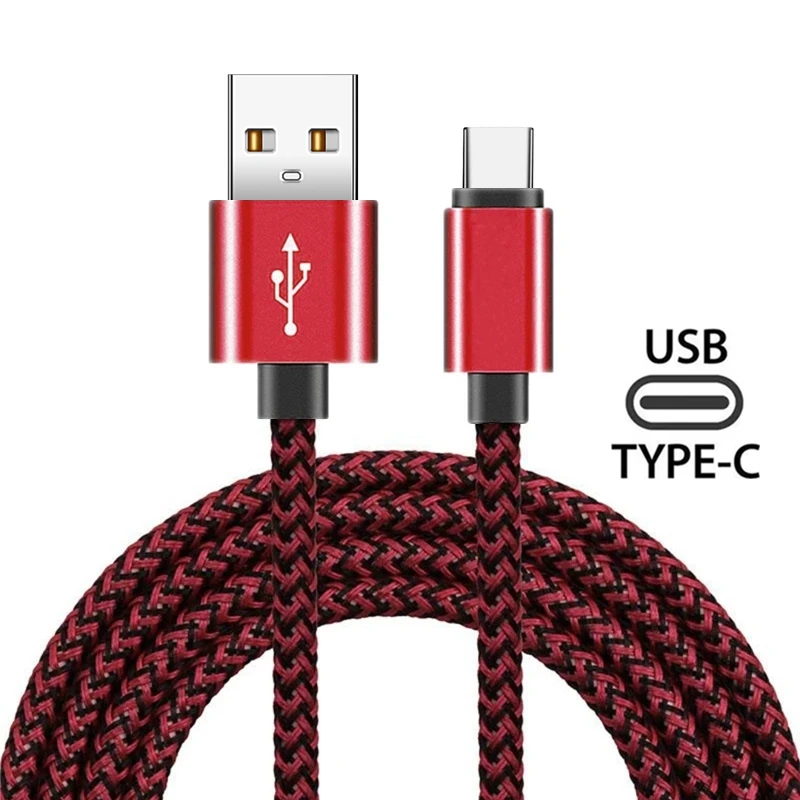 Type C USB Fast Charging Braided Cable For Xiaomi 13 14 15 17 Pro Redmi Note 12 13 14 Pro POCO X5 X6 X7 Pro OPPO Realme OnePlus