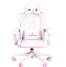 Pink cartoon cartoon girl silla gamer 360° swivel lift adjustment office chair professional live gaming chair - AliExpress 
