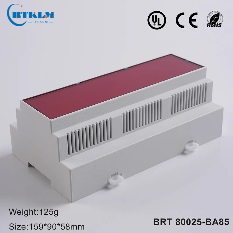 Din Rail Case Wire Connection Box Project Housing Instrument Case Electronics Plastic enclosure 159*90*58mm