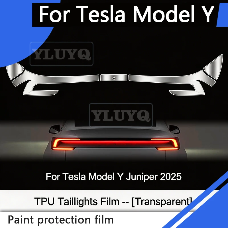 

For Tesla Model Y Juniper Headlight Protective Film TPU Invisible Car Wrap Taillight Color Change Scratch-Resistant Sticker