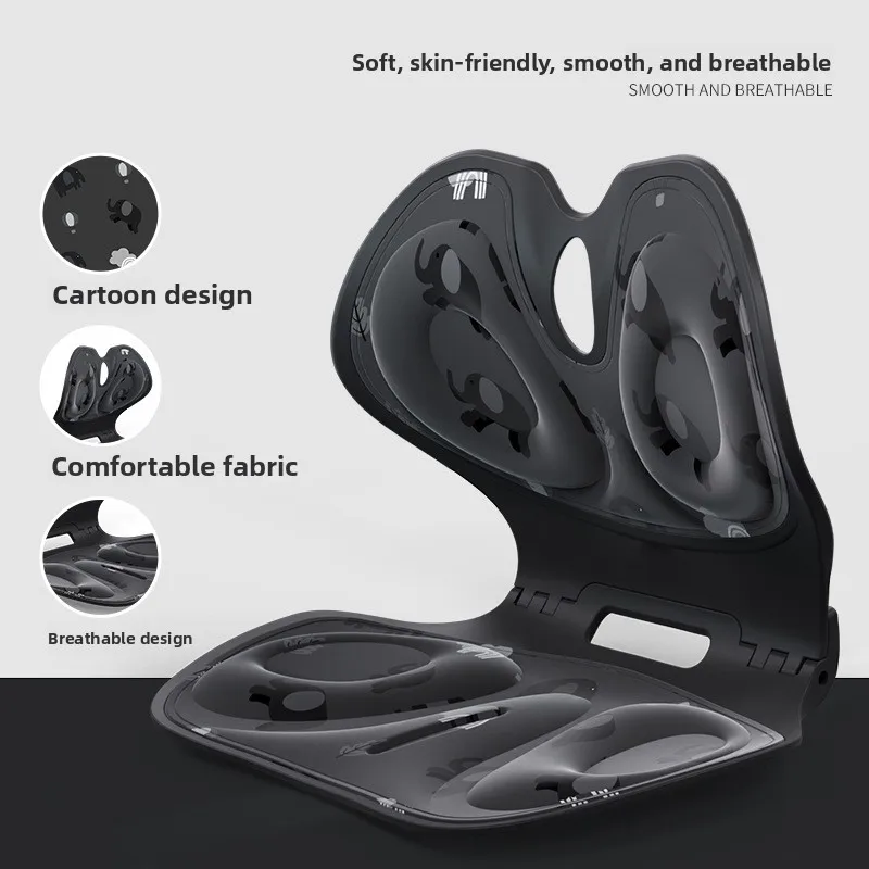 

Складная подушка для поддержки спины, мягкая дышащая подушка для коррекции осанки, легкая удобная подушка для талии стула