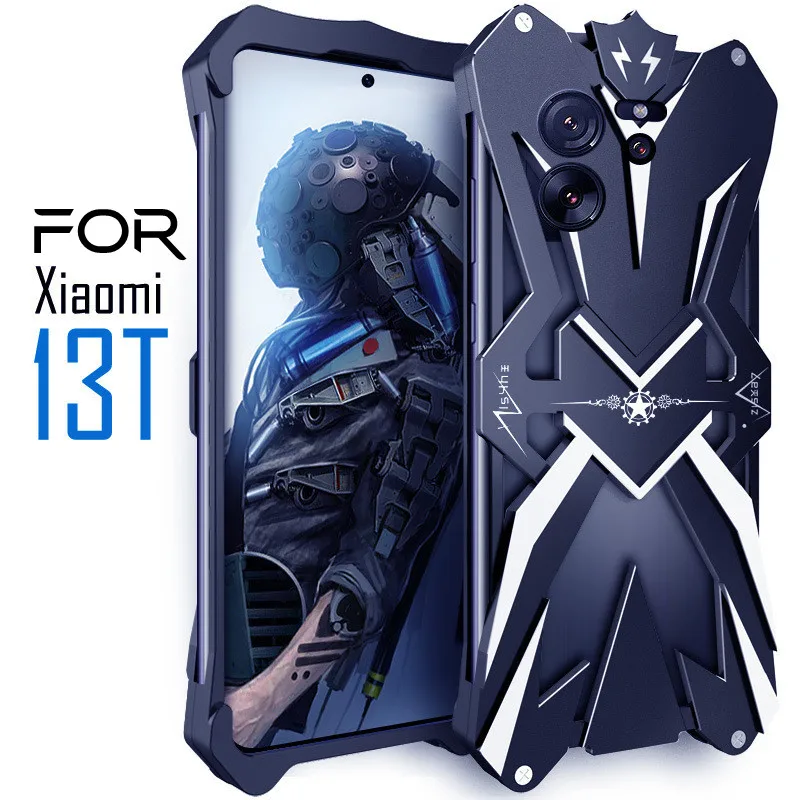 

Powerful Shockproof Metal Armor Case For Xiaomi 13T Pro 13 12 12S Pro POCO F4 GT F3 F5 Pro New Aluminum Cases Cover Bumper Coque