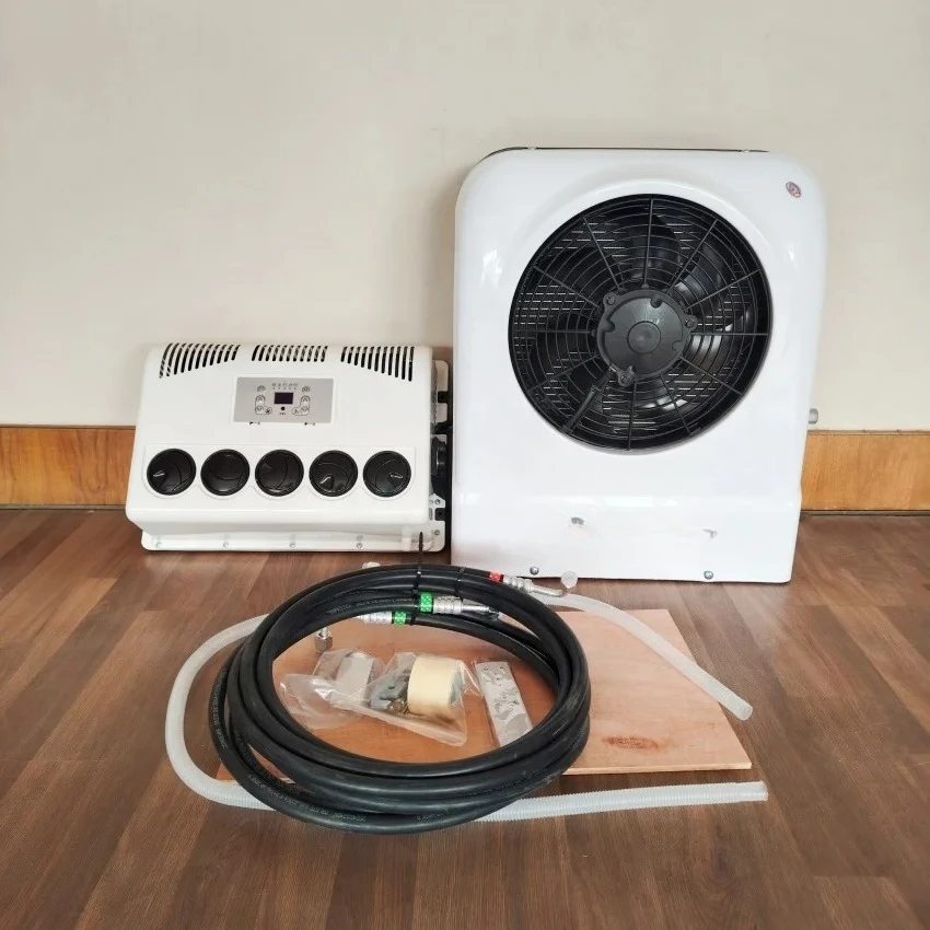 72v 48v Mini Split Air Conditioning 12 Volt 24 Volt Battery Powered Air Conditioner for Trucks