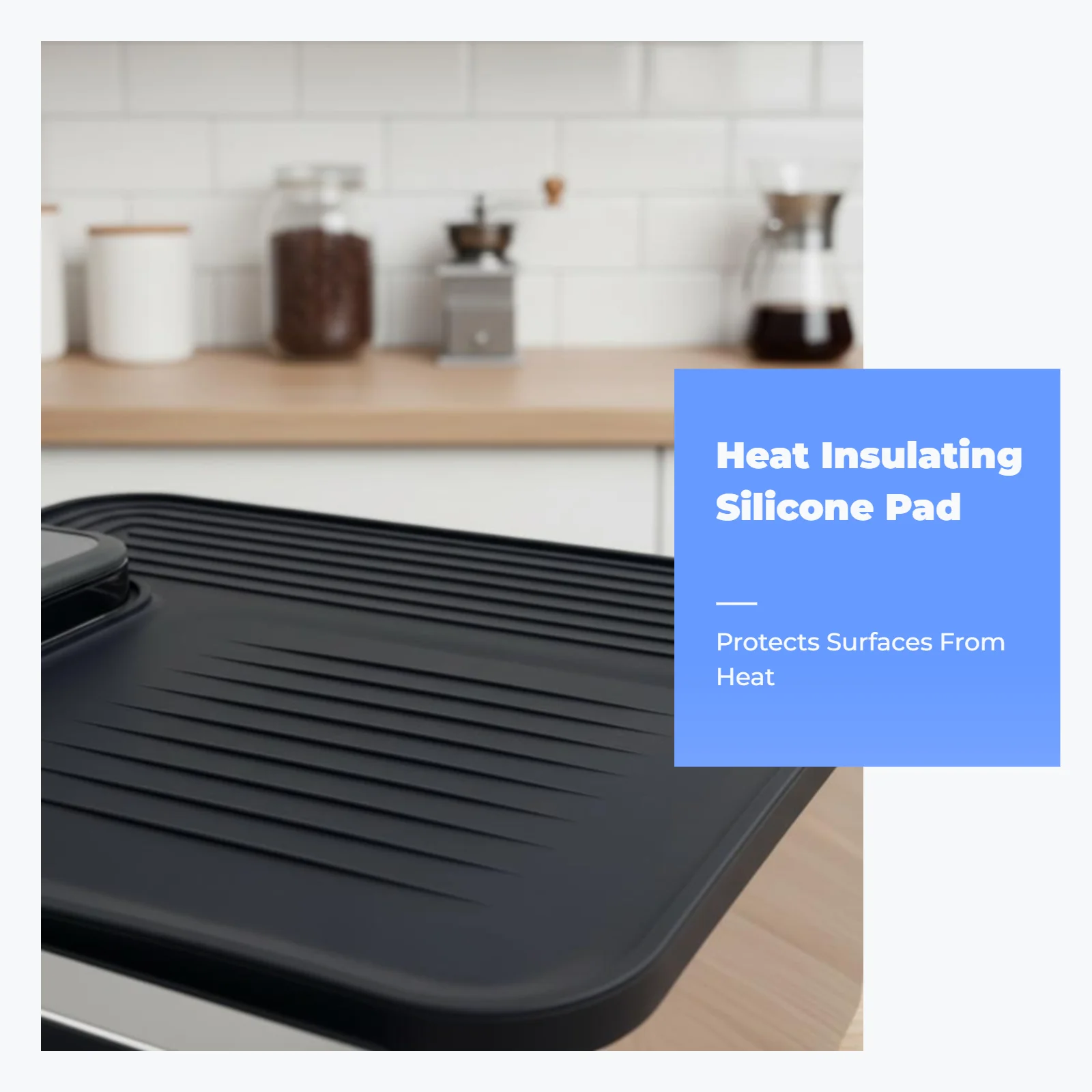 แผ่นรองซิลิโคนกันลื่น ป้องกันเ - Heat Mat Silicone บทวิจารณ์และราคา