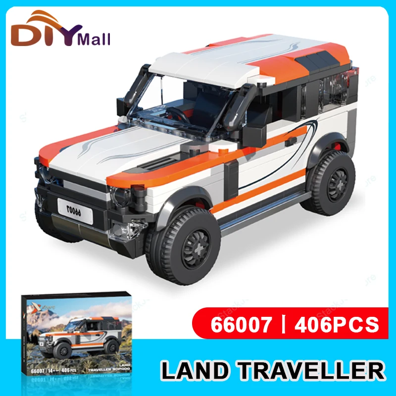 

406PCS Off-Road SUV Vehicle Building Blocks Classic Car Model Bricks DIY Construction Toy for Kid Adult Educational Holiday Gift