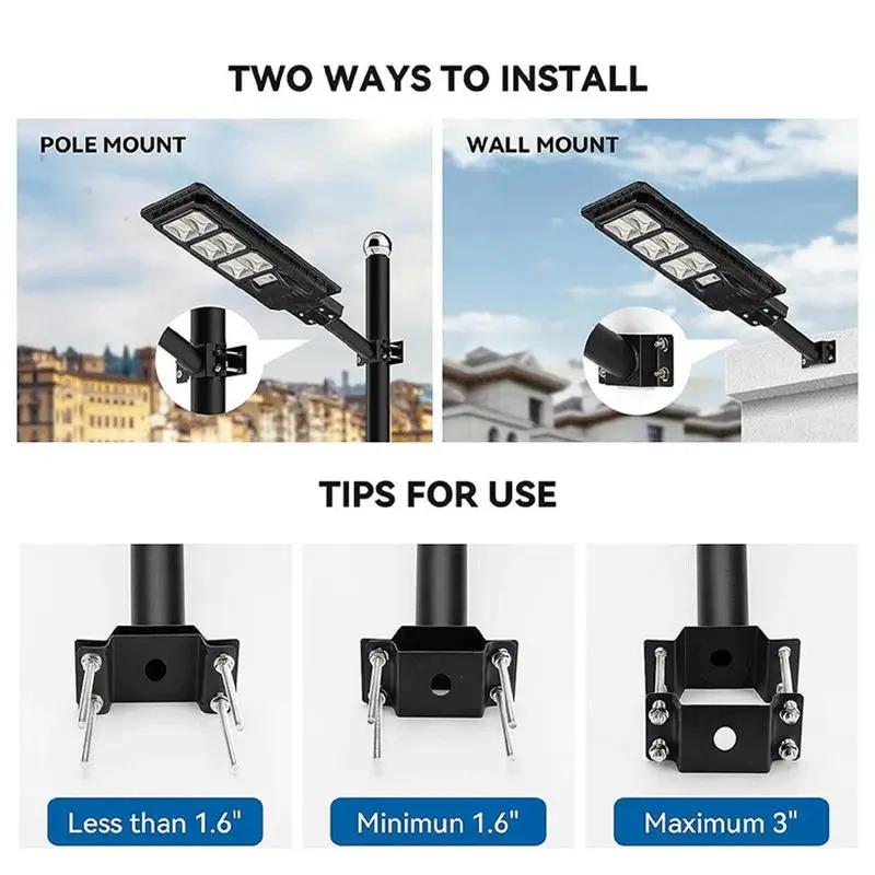 Soporte de farola impermeable para montaje en pared, poste de luz, accesorios para farolas solares, luz de cerdo, luces de Granero