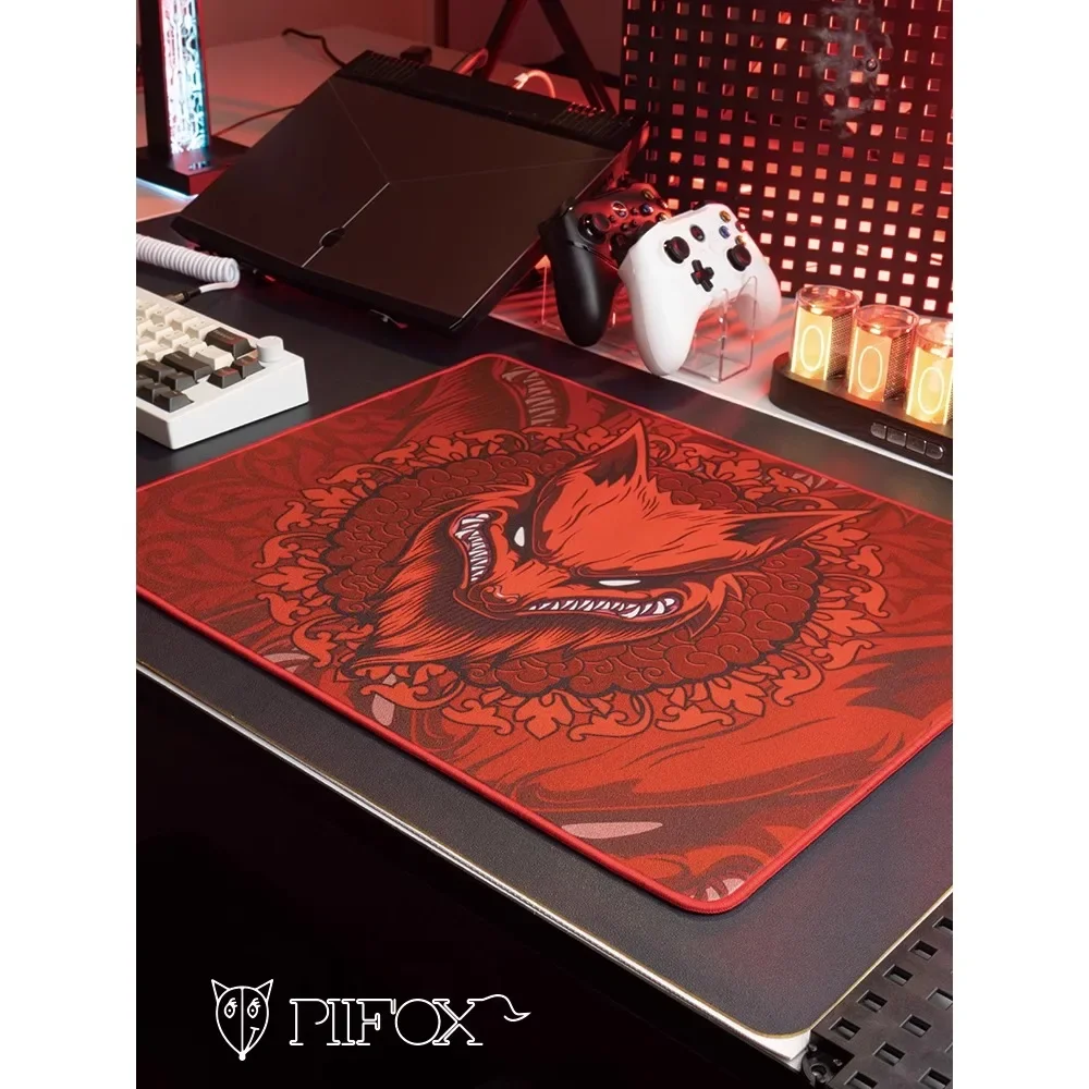 PIIFOX Oversized Mouse Pads Premium Messy Gaming Large Tiger Keyboard Laptop Table Mat Waterproof  Thickened Dirt-resistant4.2mm