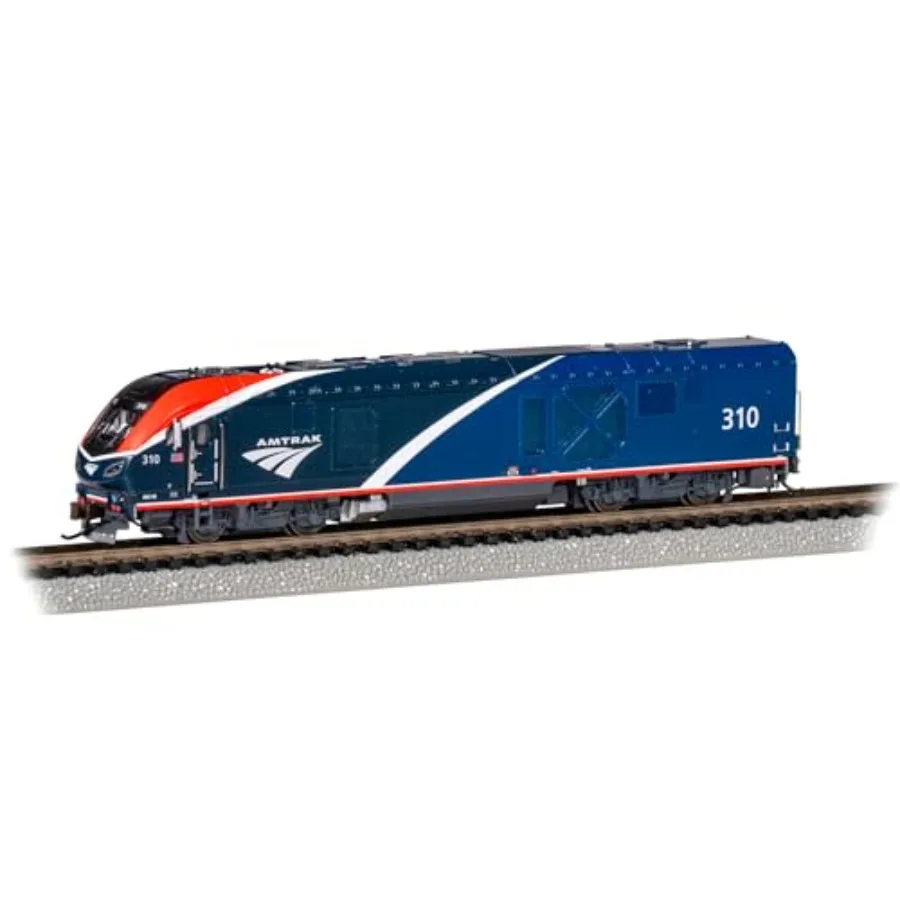 

N Scale Trains - Siemens ALC-42 Locomotive with TCS DCC WOWSOUND - Amtrak 310 Phase VII - Gray and Blue - Factory-equipped Soun