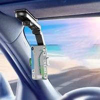 Sun Visor Car Phone Holder 1080° Rotatable Foldable Car All Cell Phone Mount Clip for Rearview Mirror Steering Wheel Dashboard