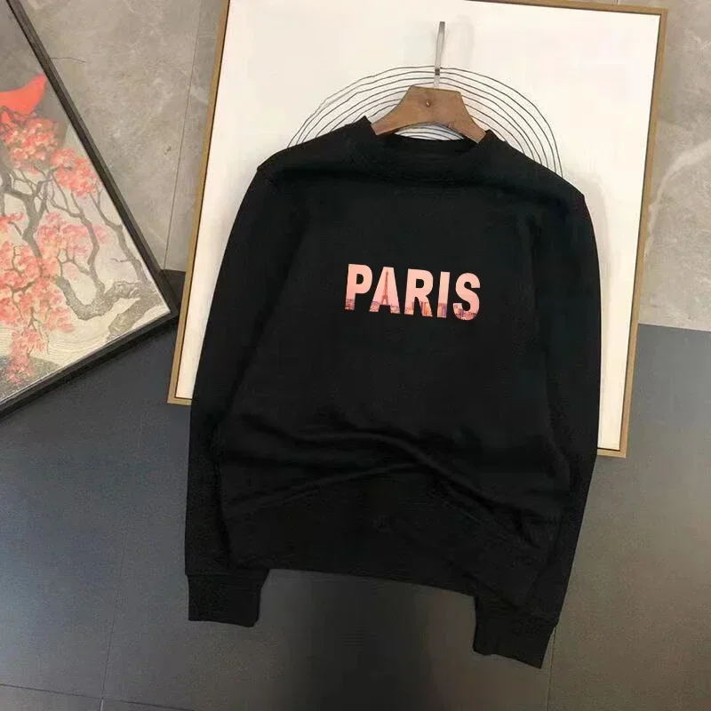 Women Paris Letters Print Casual Hoodie Harajuku Y2k Fashion Sweatshirt Female Luxury Designer Hoody Streetwear Tracksuit S-3XL