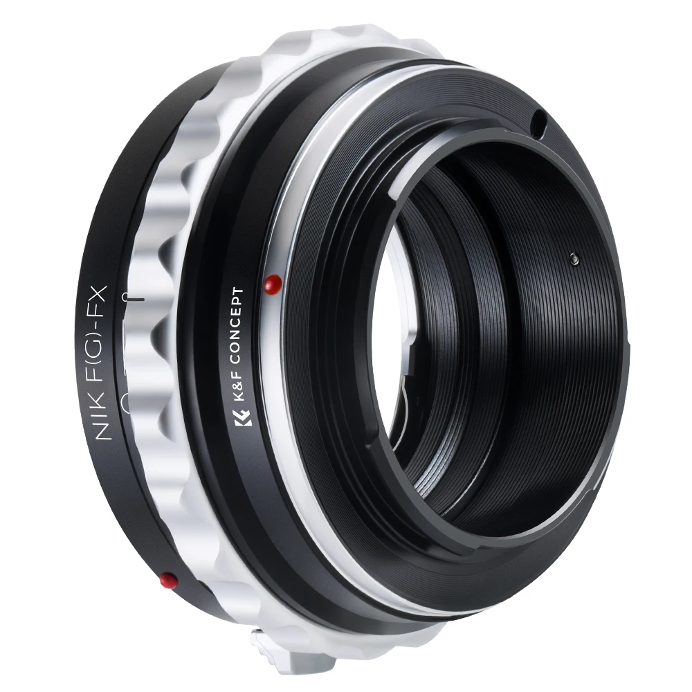 K&F Concept AI(G)-FX Lens Adapter Ring for Nikon F AI G AF-S Mount Lens to Fujifilm Camera Body for Fuji FX X-Pro1 XT4 X-M1 X-A1