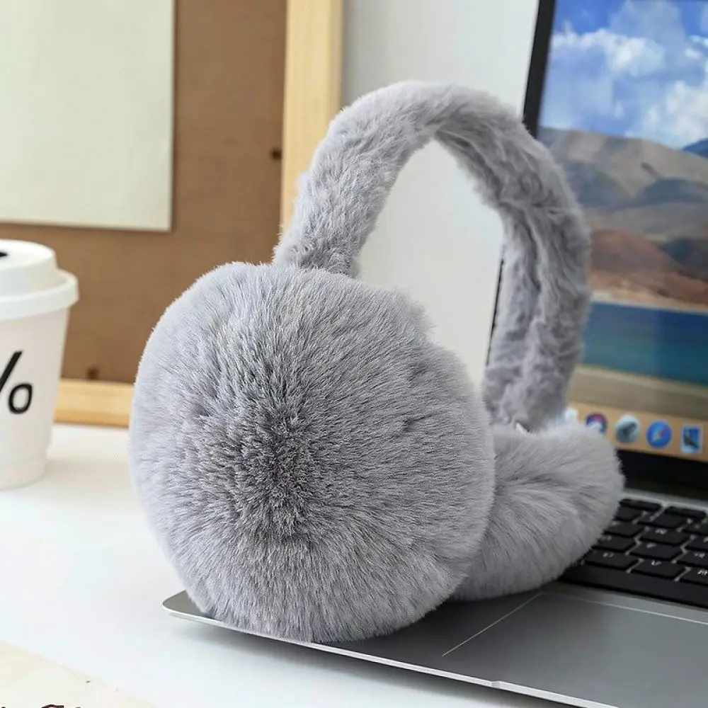 Fashionable Ear Warmers For For Tingman Winter Foldable Earmuffs Unisex Soft Plush Ear Covers Outdoor Thermal Windproof Wear