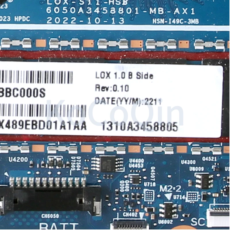 Carte mère pour ordinateur portable HP 845 G10, processeur AMD, carte mère RAM, 6050A3458801, R5, R7