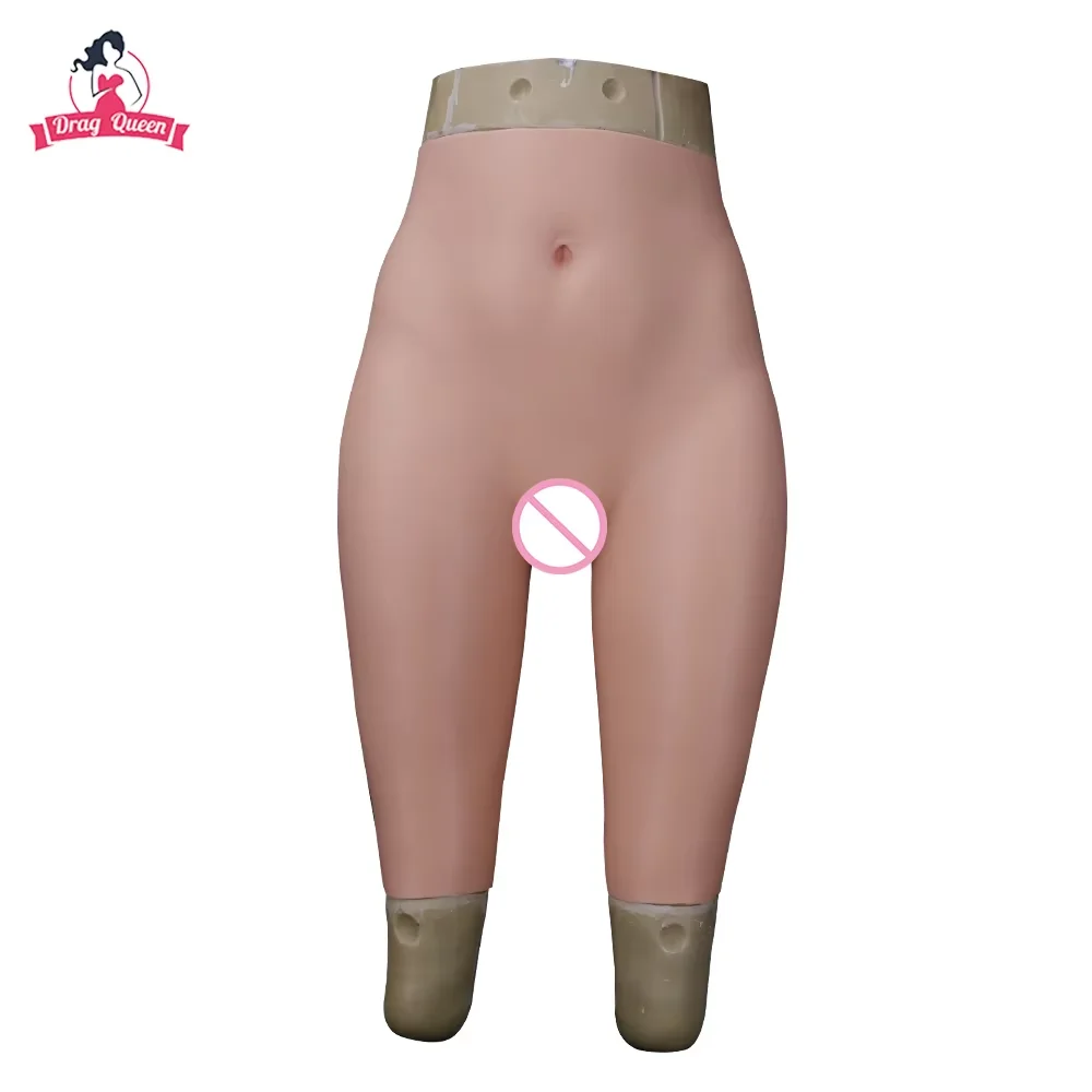 Silicone Realistic Vagina Panties Enhancing Hip Crossdresser Hip Enhancer Pant False Buttock Lift Shemale Transgender Drag Queen