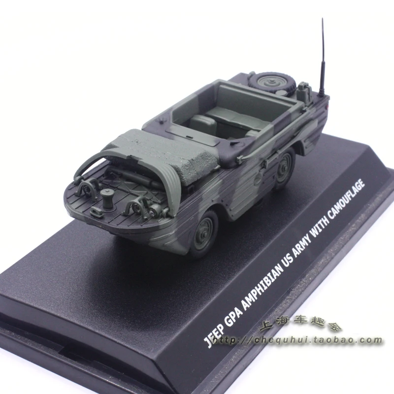 دييكاست 1:43 مقياس دبابة عسكرية جيب GPA برمائية سبيكة سيارة نموذج تحصيل لعبة هدية تذكارية عرض حلية #1