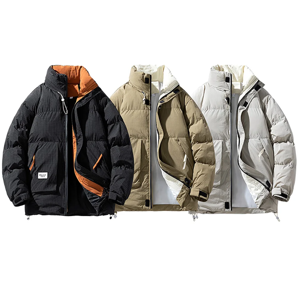 Veste d'hiver grande taille pour hommes, manteau de neige d'extérieur épais et chaud, veste doublée grande taille 8XL, 9XL, veste ample pour pain pour jeunes