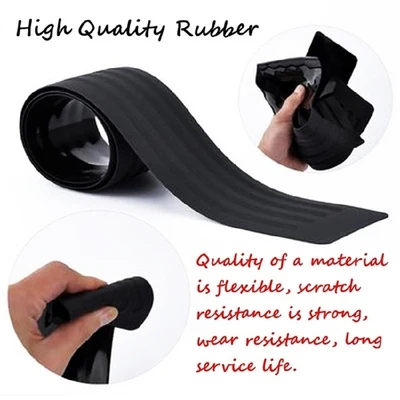 Car rear guard trunk trunk box modified decorative rubber strip anti-collision strip protection door
