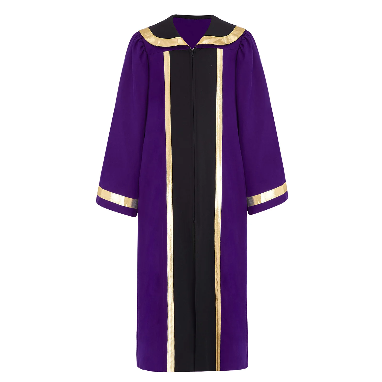 

Kid Boys Liturgical Worship Praise Robe Priest Clergy Church Minister Dresses Long Sleeve Gown Dresses for Halloween Raves Party