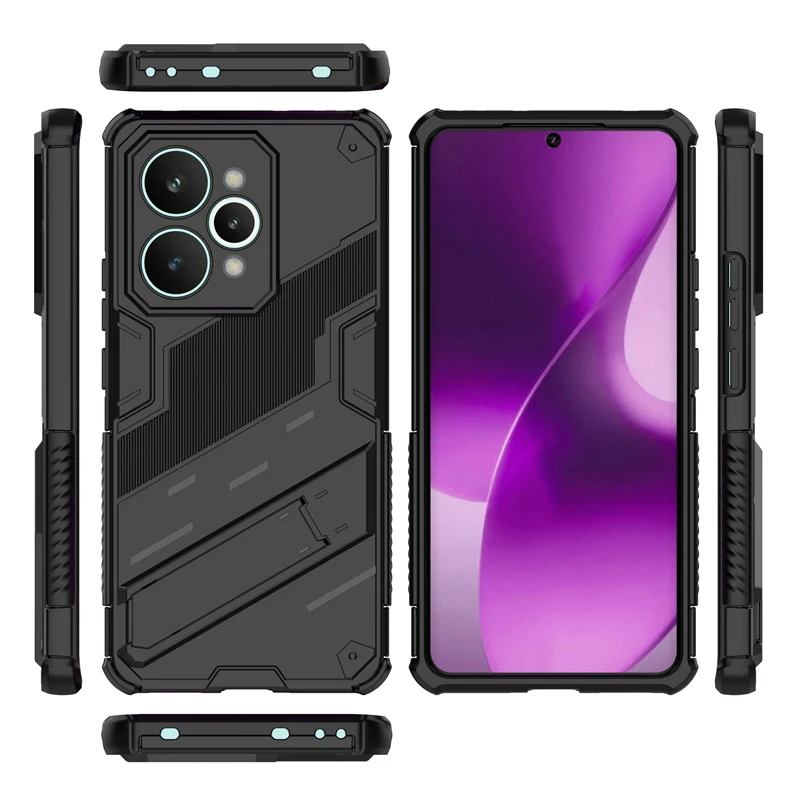 حافظة حامل هاتف لهاتف Realme 15 Pro حافظة مضادة للصدمات ومضادة للخبط غطاء خلفي كامل لهاتف Realme 15 Pro لهاتف Realme 15 Pro 5G