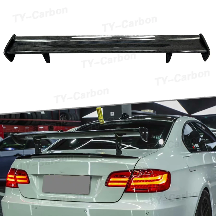 GTS Carbon Fiber Rear Trunk Spoiler Ducktail Wing For BMW 3 Series E90 E92 E93 M3 2005-2012 Spoiler Car Exterior Aero Tuning
