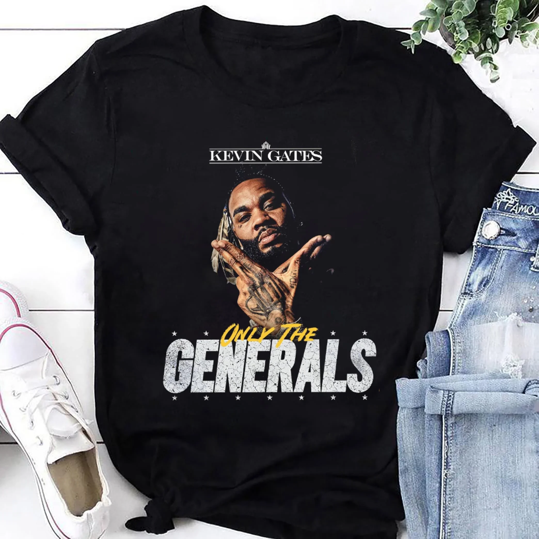 Tour 2023 Kevin Gates Only The Generals T Shirt Merch Rapper Fan