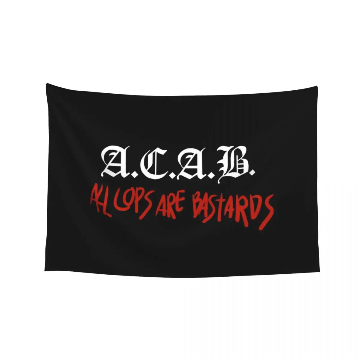 

All Cops Are Bastards - white Tapestry Carpet Wall Bedrooms Decor Room Decoration Aesthetic Decor For Room Tapestry