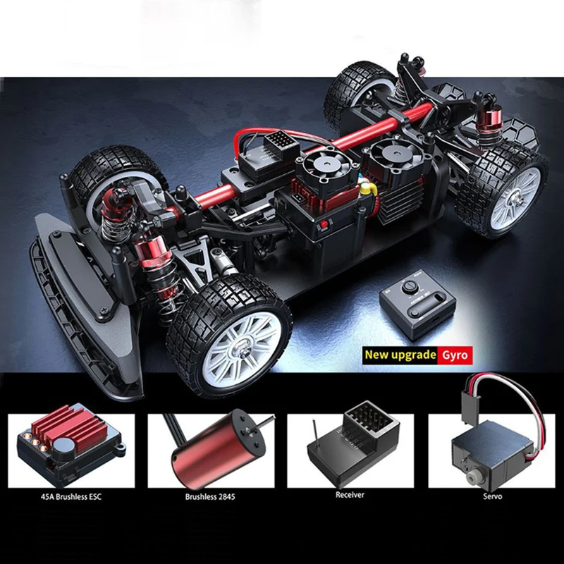 Hyper Go MJX 14302 RC Car Brushless 1/14 2.4G Remote Control Car 4WD Off-road 55km/h High Speed RC Racing Truck Toys For Kids