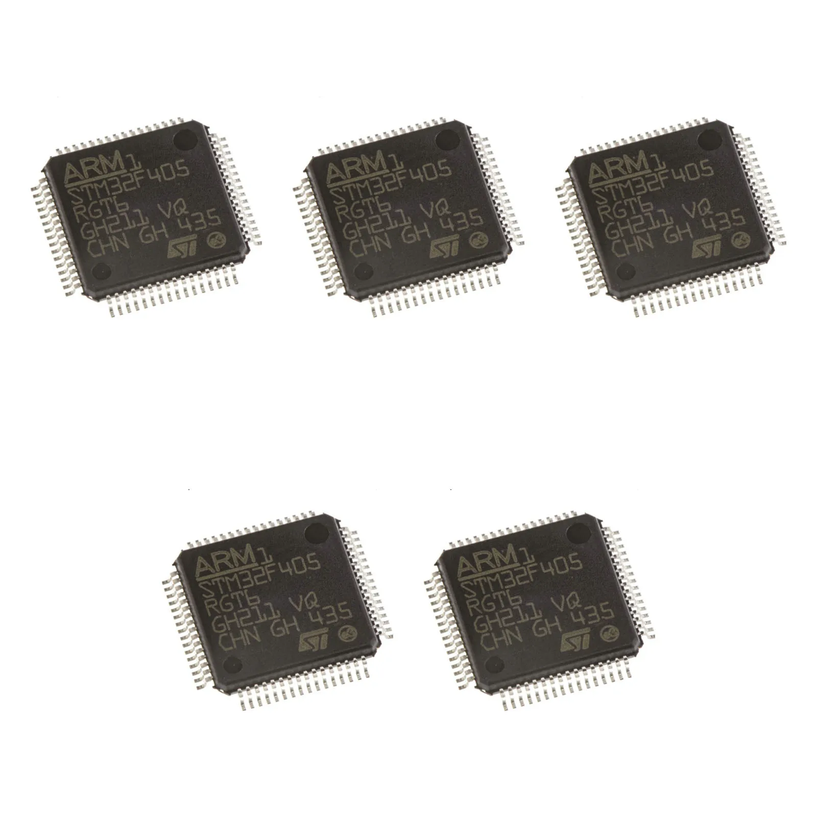 5 قطعة STMicroelectronics STM32F405RGT6 يناسب الحواسيب الصغيرة ذات الشريحة الواحدة ST STM MCU