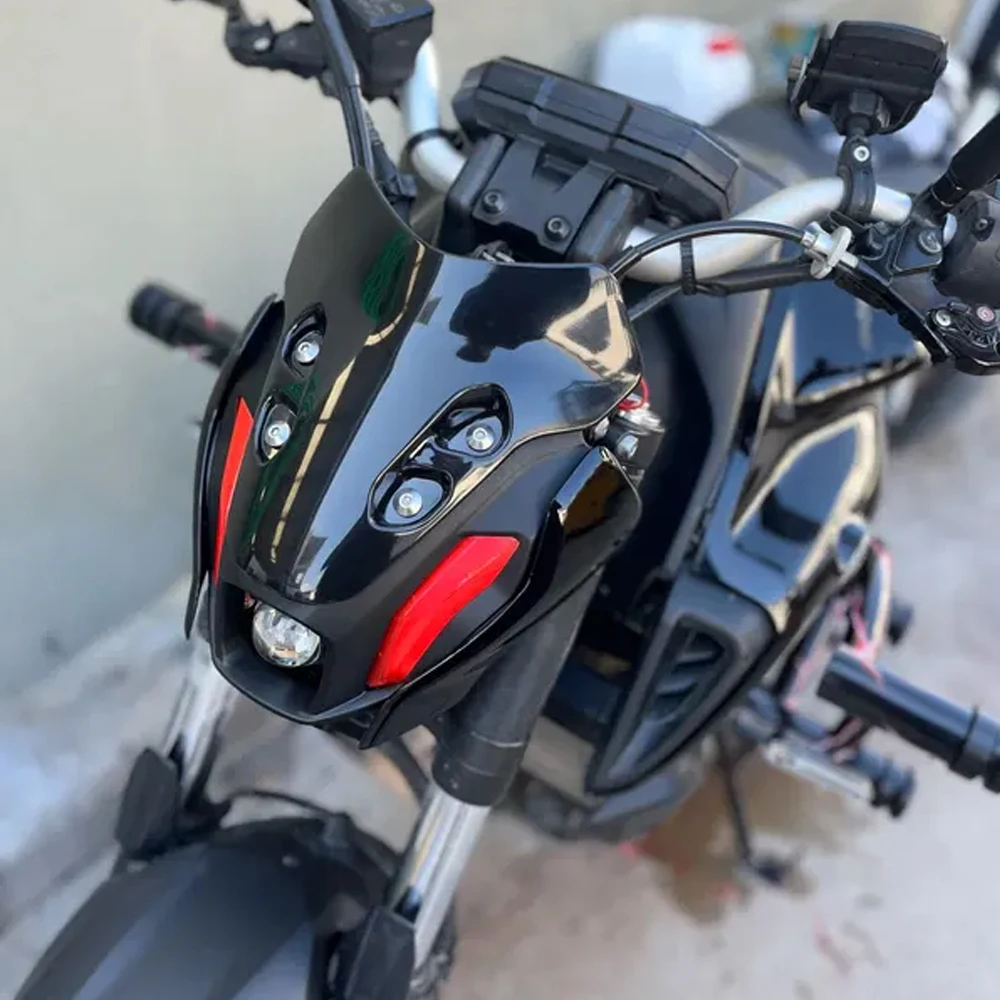 MT 07 2024 2025 Motorcycle Front Windshield Deflectors Wind Shield Screen Protector For Yamaha MT07 Windscreen MT-07 2021~ 2023 - Image 3