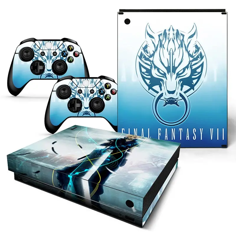 20 Colors For Xbox One X Console Stickert Vinyl Decals for Xbox One X Controller Skin Stickers final fantasy VII