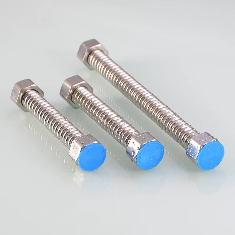 G1/2 "Rvs Gegolfde Supply Slang Boiler Connector Sanitair Pijp Slang Buis Verdikte Uitschuifbare Slang Buis