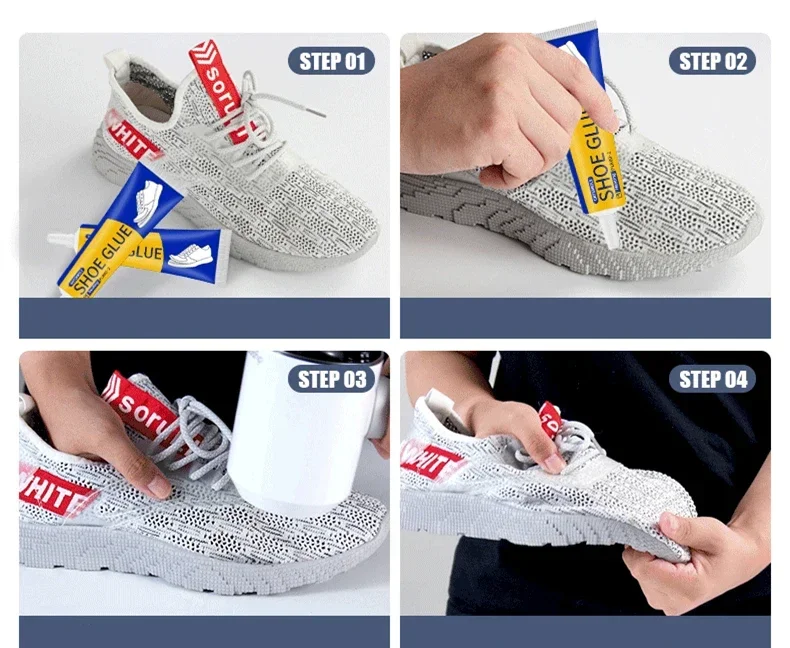 Shoe Glue Waterproof Quick-drying Repair Shoes Universal Adhesive Glue Instant Shoe Adhesive Shoemaker Professional Repair Tools