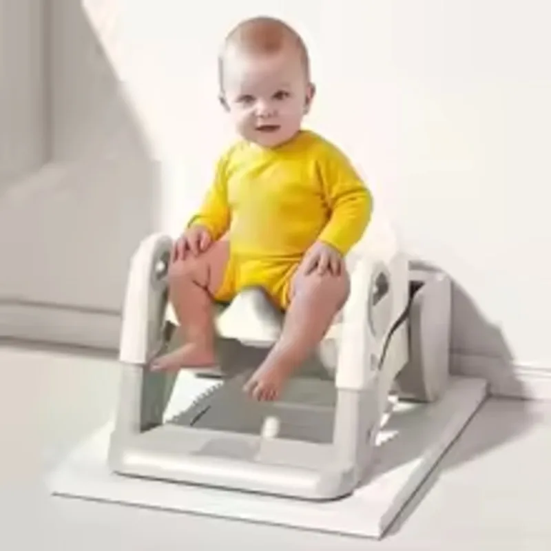 Children's Toilet Ladder Can Be Folded, And Baby Can Go To The Toilet To Assist Men And Women To Hold The Toilet Ladder