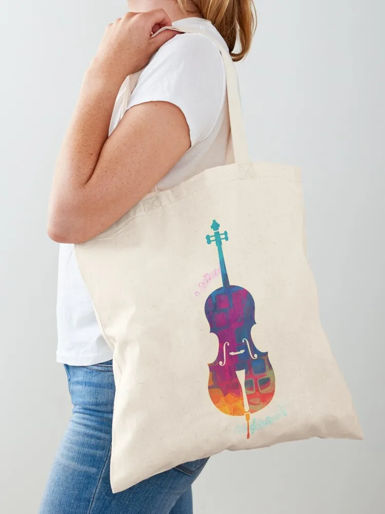 Cello Color Tote Bag cute pouch bag custom Beach Canvas