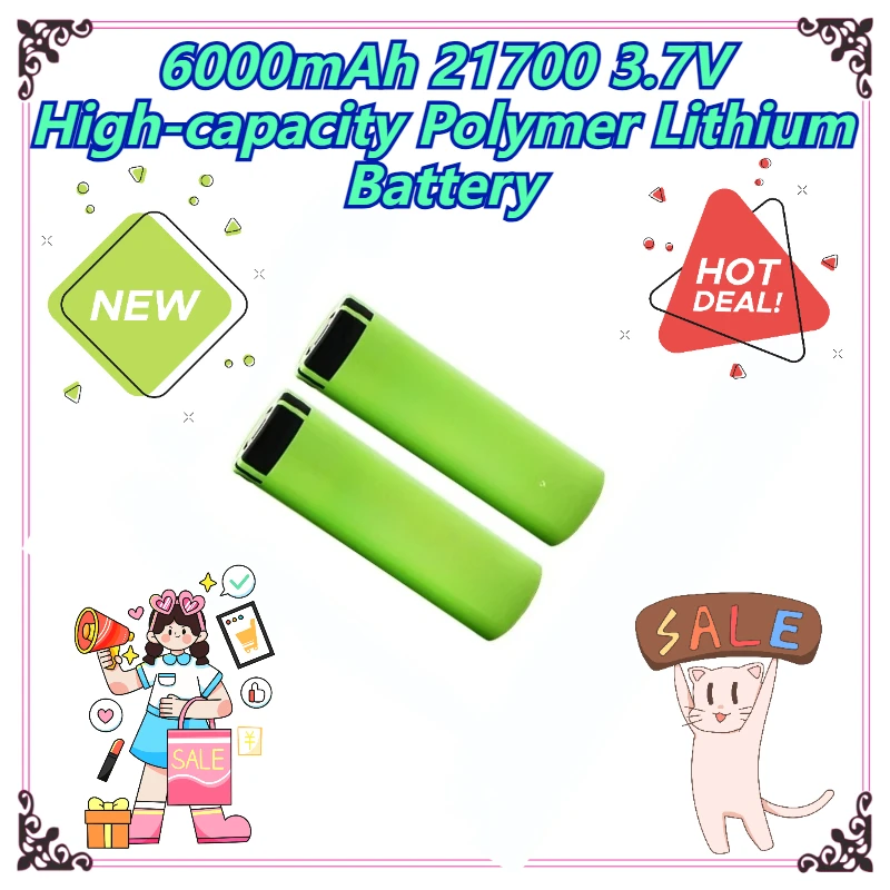 

6000mAh 21700 3.7V High-capacity Polymer Lithium Battery