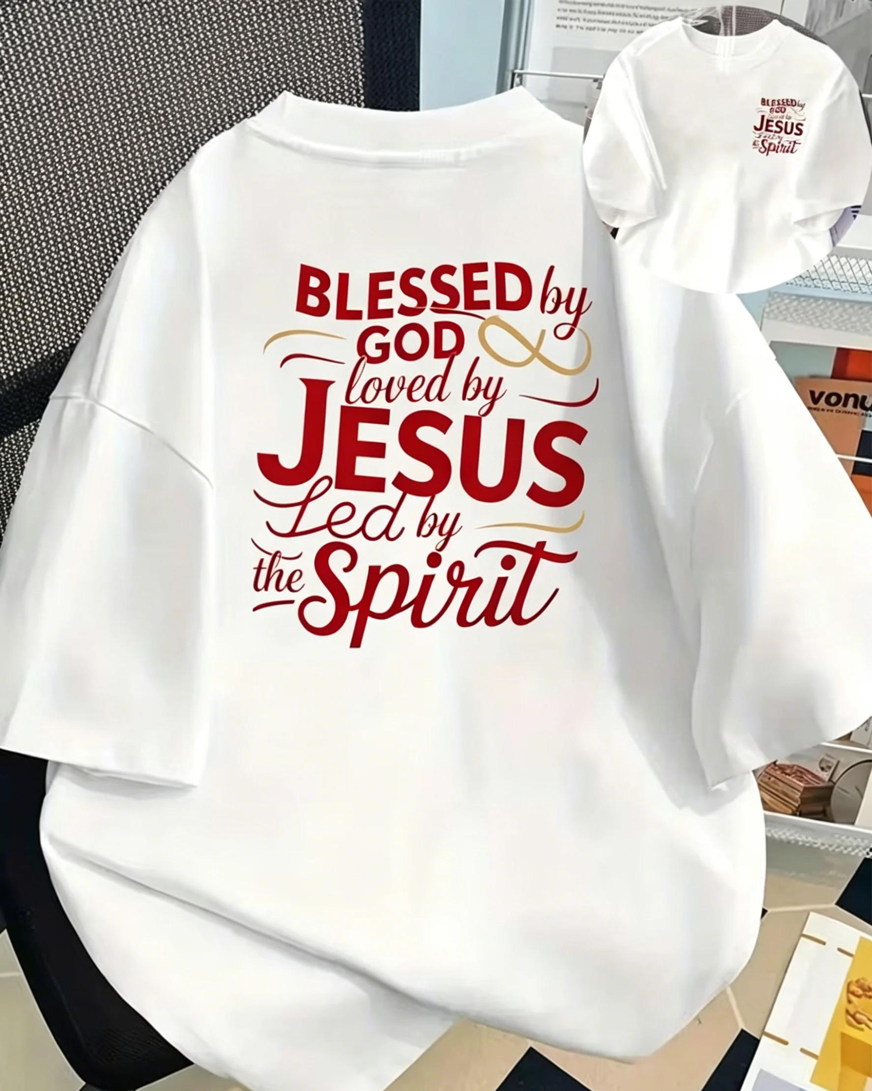Kaus Grafis Kutipan Iman Bless - Women Fashion Quotes ulasan dan harga